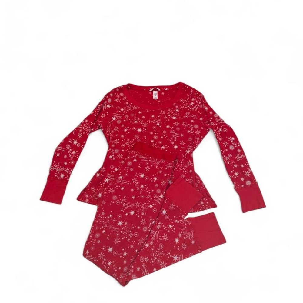 Victoria's Secret holiday thermal pj set